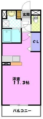 ルーナシティ（101） 間取り図画像