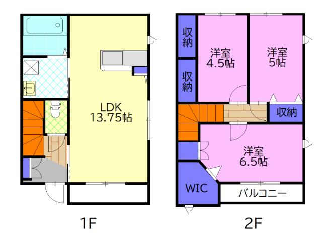 七風テラス　A（2） 間取り図画像