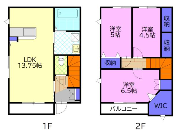 七風テラス　A（1） 間取り図画像