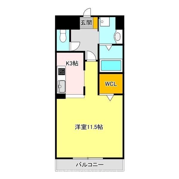 エソール中今泉（305） 間取り図画像