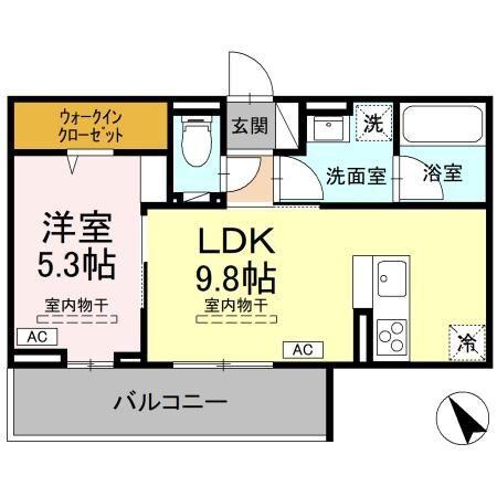 D-Luminare　A（206） 間取り図画像