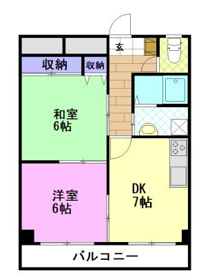アメニティフラット（302） 間取り図画像