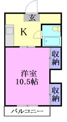モンマルトル（102） 間取り図画像
