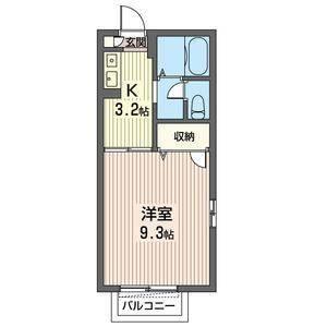 ラ・ルミエールⅡB（101） 間取り図画像