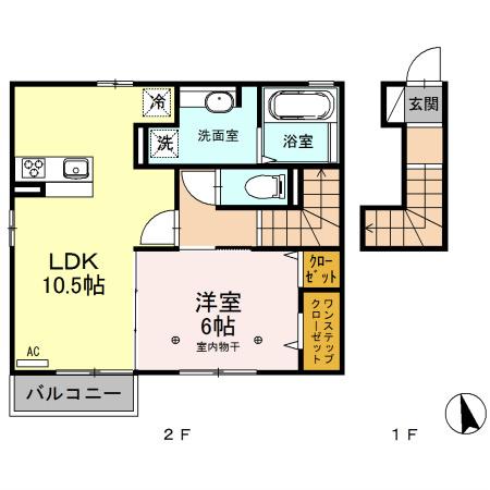ソレイユ文久（101） 間取り図画像