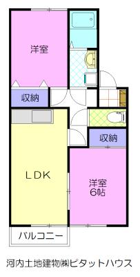 ハイツイースト（103） 間取り図画像