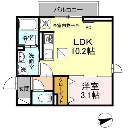 グラン カナル（101） 間取り図画像