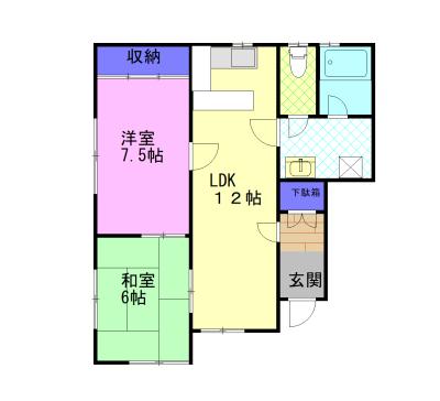 M&Mハイツ A（102） 間取り図画像