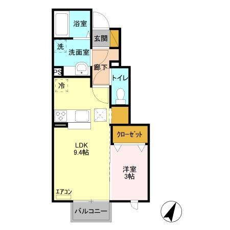 カナンドーサ（103） 間取り図画像