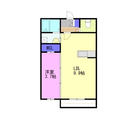 ReグランE（201） 間取り図画像
