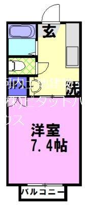 ハイツ高橋A棟（212） 間取り図画像