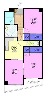 グローバル氏家（305） 間取り図画像
