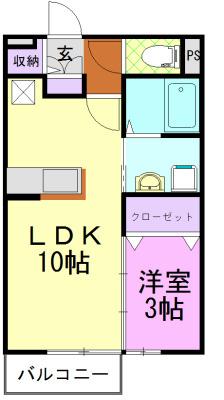 メイフェア（102） 間取り図画像