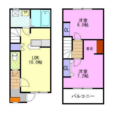 Villa　Corretto（107） 間取り図画像