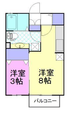 プレジール Ｂ（103） 間取り図画像
