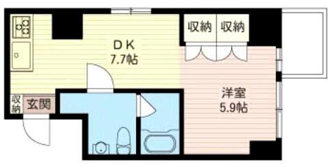 Season Tower East（801） 間取り図画像