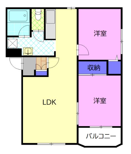 オレンジ館（102） 間取り図画像