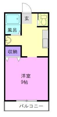 岩崎マンション（106） 間取り図画像