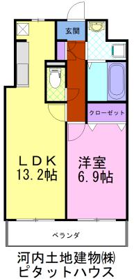 リバーサイド天神（103） 間取り図画像