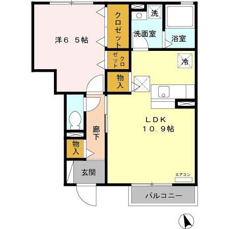 パークヒル城南（103） 間取り図画像