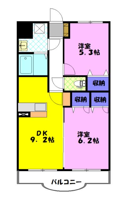 Y＆Mファーストステージ（305） 間取り図画像