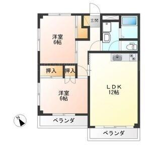 シティ・サンロード（2-C） 間取り図画像