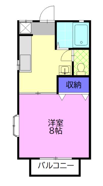 清原台ハイツ（205） 間取り図画像