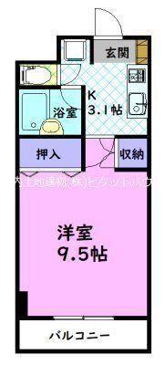 エストシエル（703） 間取り図画像