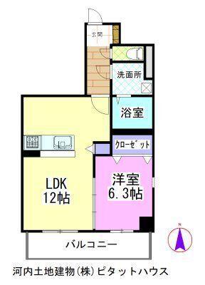 グランバロン宇都宮（101） 間取り図画像