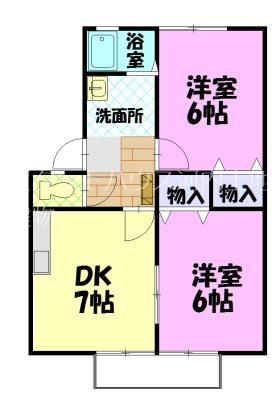 サンガーデンメルヘン（201） 間取り図画像