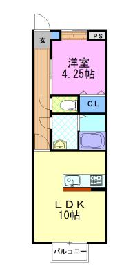S-designコートⅠ（203） 間取り図画像