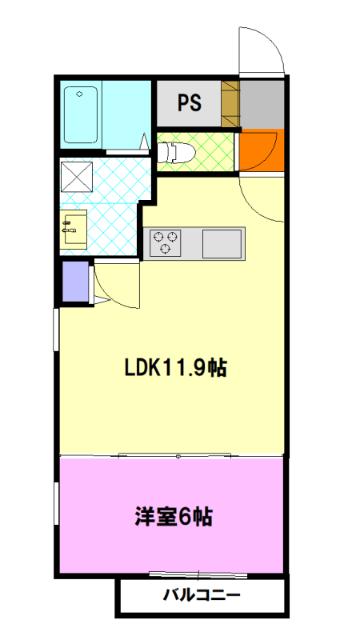 ラミューズ宮みらい（502） 間取り図画像