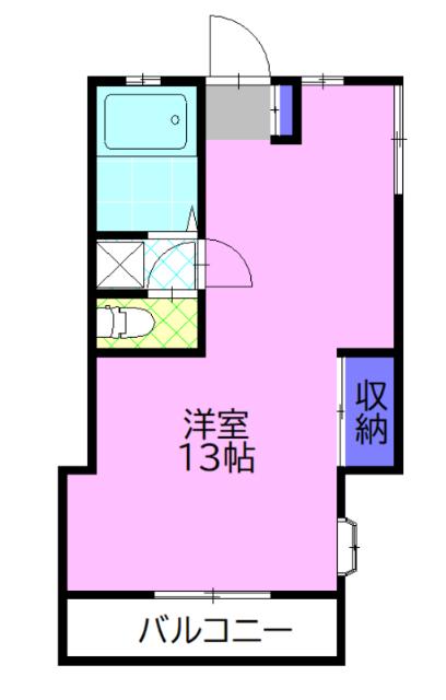 岩曽サンハイツ（203） 間取り図画像