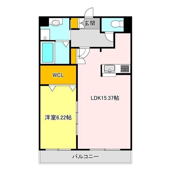 エソール中今泉（1003） 間取り図画像