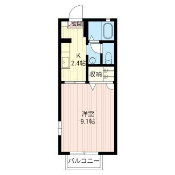 クローバーハウス（102） 間取り図画像