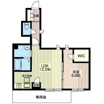 HIBIKI（201） 間取り図画像