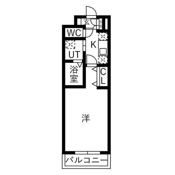 West Residence〜ウエストレジデンス（408） 間取り図画像