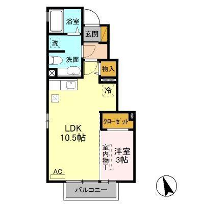 リベルテ　Ｃ（106） 間取り図画像