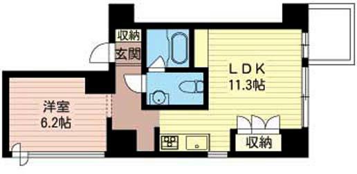 Season Tower East（503） 間取り図画像