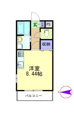 大島マンション7（301） 間取り図画像