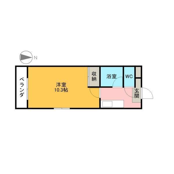 QuattroSelene（305） 間取り図画像