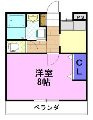リバーサイド錦（406） 間取り図画像