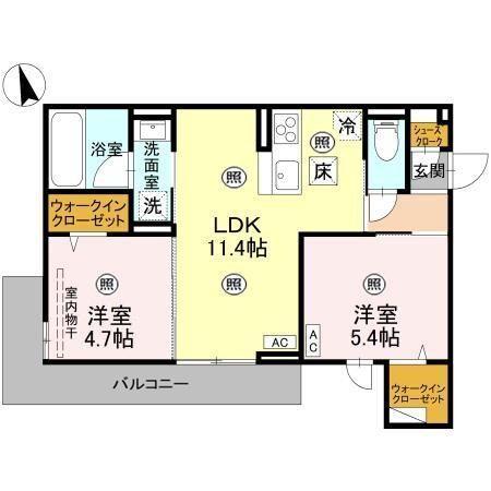 D-Sakura（101） 間取り図画像