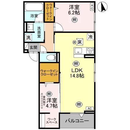D-Sakura（103） 間取り図画像