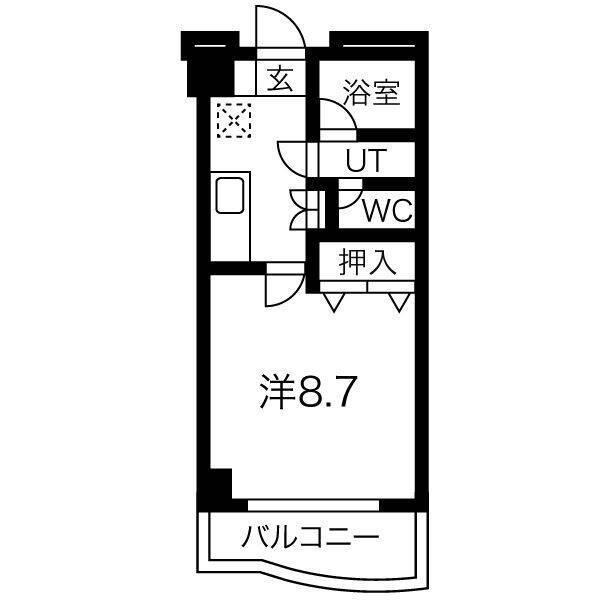 ウインズ杉（703） 間取り図画像