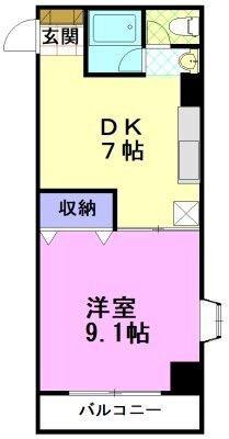 ウインズ杉（207） 間取り図画像