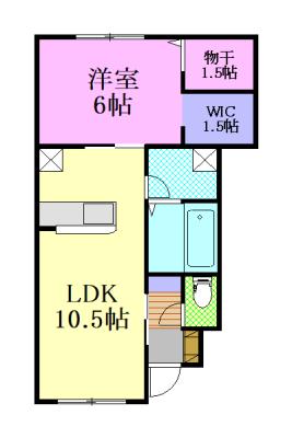 レクシア不動前（105） 間取り図画像