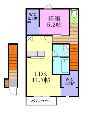 レクシア不動前（205） 間取り図画像