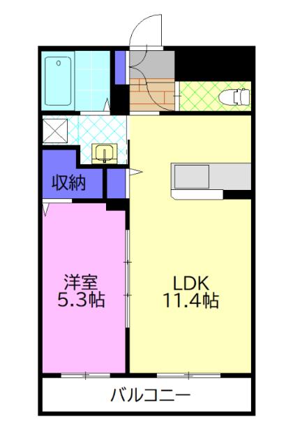 トレゾールシティガーデン（205） 間取り図画像
