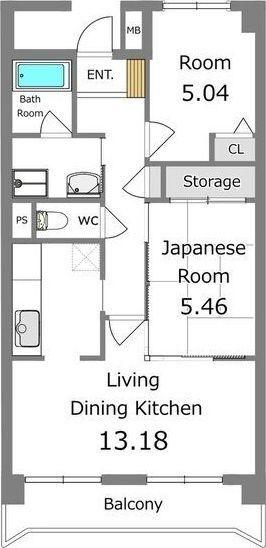 LIBERTY OAK（502） 間取り図画像